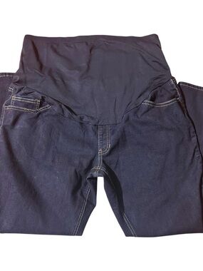 TIME and TRU Maternity Dark Blue Stretch Panel Jeans Size XXL 20